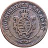 Купить Германия Саксония 2 пфеннига 1863