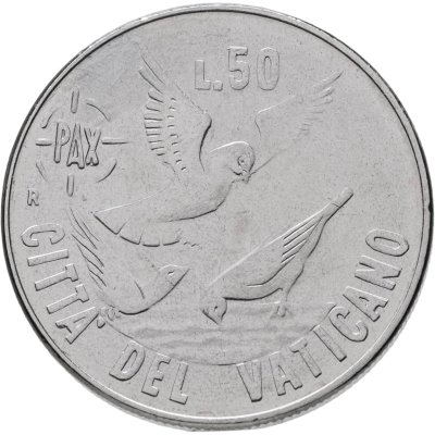 купить Ватикан 50 лир 1984
