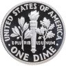 Купить США 10 центов (дайм, one dime) 2010 S Proof "Roosevelt Dime (Рузвельт)"