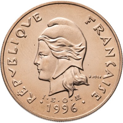 купить Новая Каледония 100 франков (francs) 1996