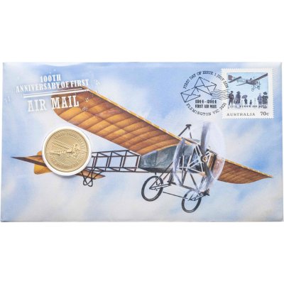 купить Тувалу 1 доллар 2014 "100-летие первой воздушной почты"