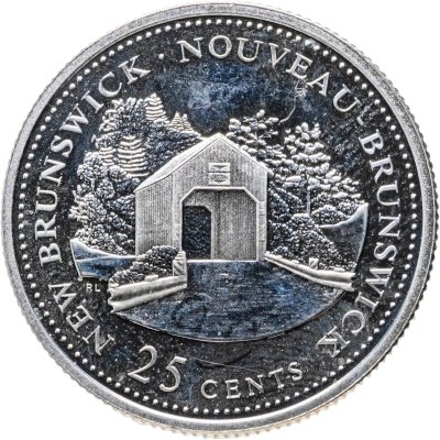 купить Канада 25 центов 1992 Новый Бронсвик