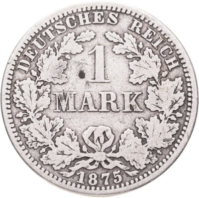 купить Германская империя, Пруссия 1 марка 1875 "А" - Берлин