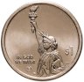 Купить США 1 доллар 2024 P Американские инновации - Ракета «Сатурн V» (Алабама)