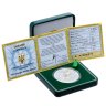 Купить Украина 10 гривен 2010 Proof "XXI зимние Олимпийские игры, Ванкувер (Канада) - Лыжи Биатлон Фристайл Фигурное катание" в футляре с сертификатом