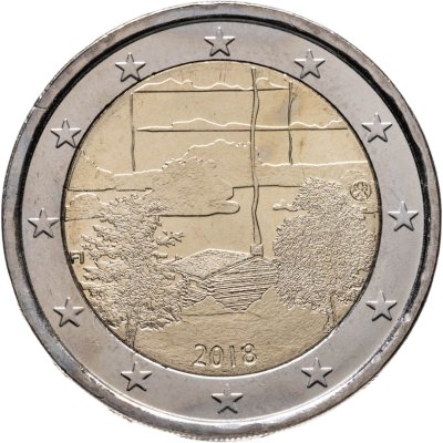 купить Финляндия 2 евро (euro) 2018 Сауна