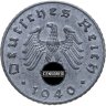 Купить Германия (Третий рейх) 5 рейхспфеннигов (reichspfennig) 1940, знак монетного двора: "B" - Вена