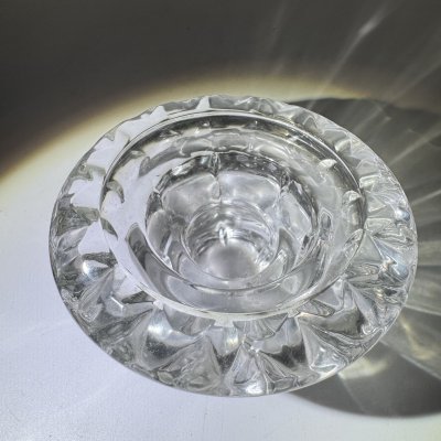 купить Пепельница круглой формы с геометрическим декором, стекло, Франция, 1970-2000 гг.