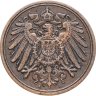 Купить Германская Империя 1 пфенниг 1896 "А"
