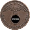 Купить Германия, Третий рейх 1 рейхспфенниг (reichspfennig) 1939