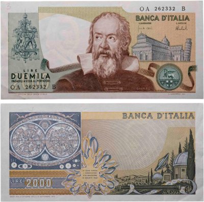 купить Италия 2000 лир 1973