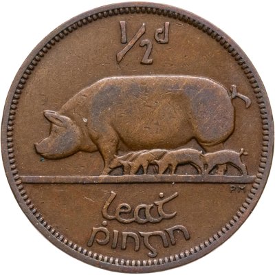 купить Ирландия 1/2 пенни (penny) 1949