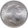 Купить Австралия 20 центов (cents) 2017 Легенды АНЗАК - Медали почета. Крест за доблестную службу