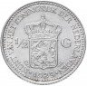 Купить Нидерланды 1/2 гульдена 1929, Вильгельмина