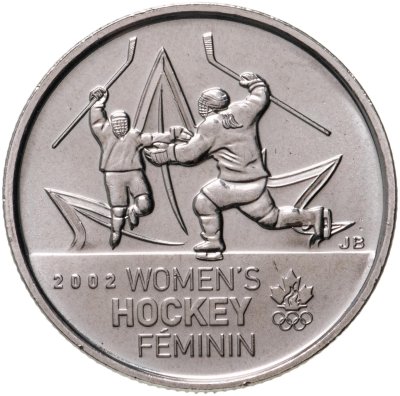 купить Канада 25 центов (cents) 2009 "Женский хоккей"