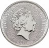 Купить 100 фунтов (Pounds) 2021 "Британия" Платина Елизавета (Великобритания)