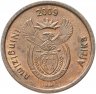 Купить ЮАР 5 центов (cents) 2009 надпись "iNingizimu Afrika"