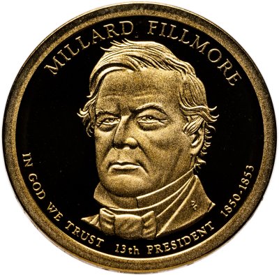 купить США 1 доллар (dollar) 2010 S Миллард Филлмор (13-й президент США)