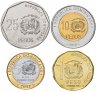 Купить Доминиканская республика набор монет 2016-2017 (4 штуки)