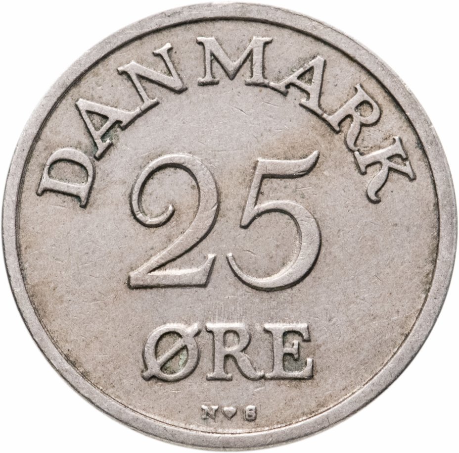 купить Дания 25 эре (ore) 1948-1960