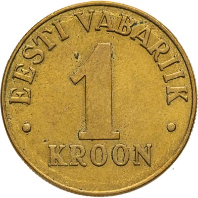 купить Эстония 1 крона (kroon) 2000