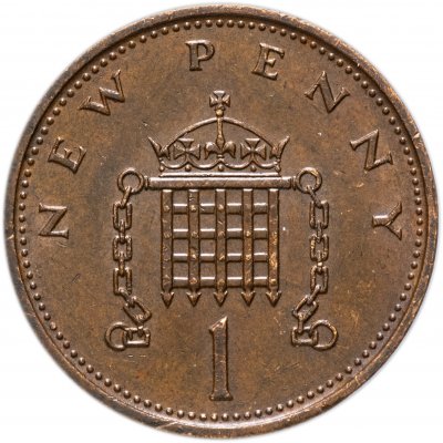 купить Великобритания 1 пенни 1971 г.
