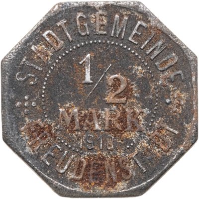 купить Германия, Фройденштадт 1\2 марки 1918