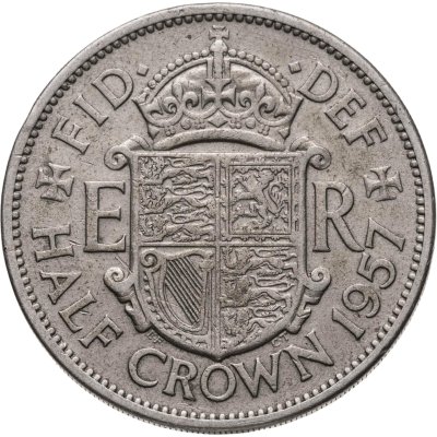купить Великобритания 1/2 кроны (crown) 1957