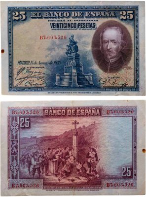 купить Испания 25 песет 1928