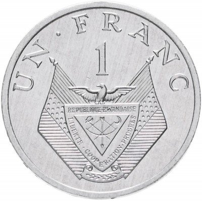 купить Руанда 1 франк 1985