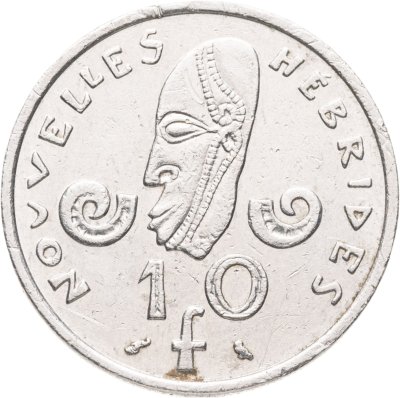 купить Новые Гебриды 10 франков (francs) 1967