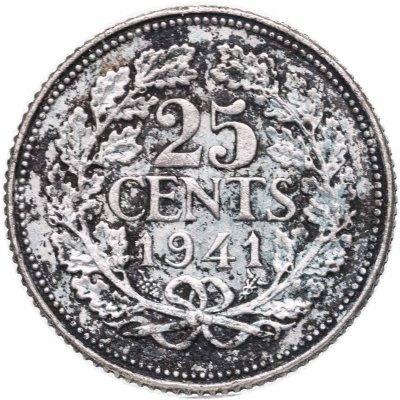 купить Нидерланды 25 центов (cents) 1941