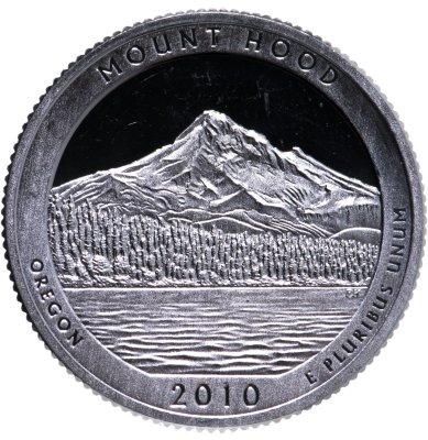 купить США 1/4 доллара (25 центов, квотер) 2010 S — "Национальный лес Маунт Худ" (5-й парк)