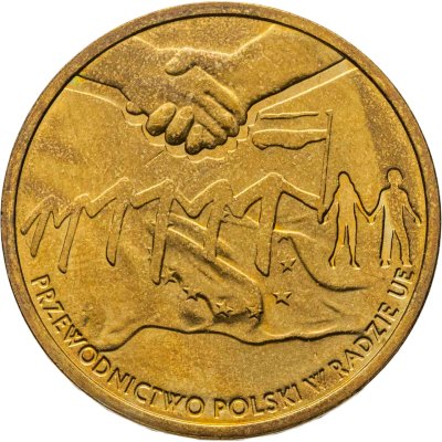 купить Польша 2 злотых 2011 "Председательство Польши в Совете Евросоюза"
