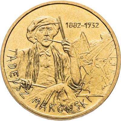 купить Польша 2 злотых 2005 "Художник Тадеуш Маковский"