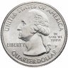 Купить США 1/4 доллара (квотер, 25 центов) 2018 P "Национальные парки - остров Блок (45-й парк)"