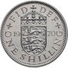 Купить Великобритания 1 шиллинг (shilling) 1970  Английский герб - 3 льва внутри коронованного щита