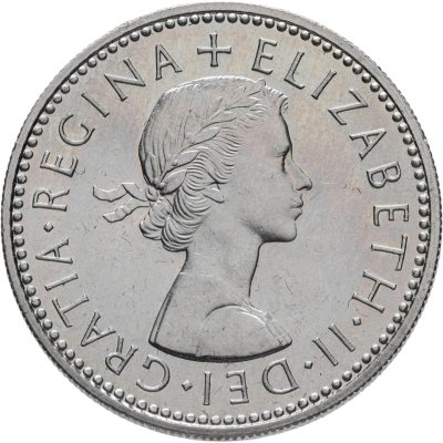 купить Великобритания 1 шиллинг (shilling) 1970 Английский герб - 3 льва внутри коронованного щита