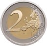 Купить Италия 2 евро 2026 "800 лет со дня смерти Франциска Ассизского" пруф в футляре с сертификатом