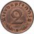 Купить Германия (Третий рейх) 2 рейхспфеннига (reichspfennig) 1939 B, в слабе Монетник.ру MS61