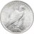 Купить США 1 dollar (доллар) 1923 Peace Dollar (Мирный доллар) без обозначения монетного двора, в слабе Монетник.ру MS62