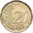 Купить Ватикан  20 евроцентов (euro cent) 2005 "Вакантный престол" в слабе Монетник. ру MS63