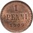 Купить 1 пенни (penni) 1909 Российская Финляндия, в слабе Монетник.ру MS64