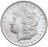 Купить США 1 доллар (dollar) 1883 Доллар Моргана, знак монетного двора: "O" - Новый Орлеан , в слабе Монетник.ру MS63