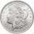 Купить США 1 доллар (dollar) 1921 Morgan Dollar (доллар Моргана) без обозначения монетного двора в слабе Монетник.ру MS62